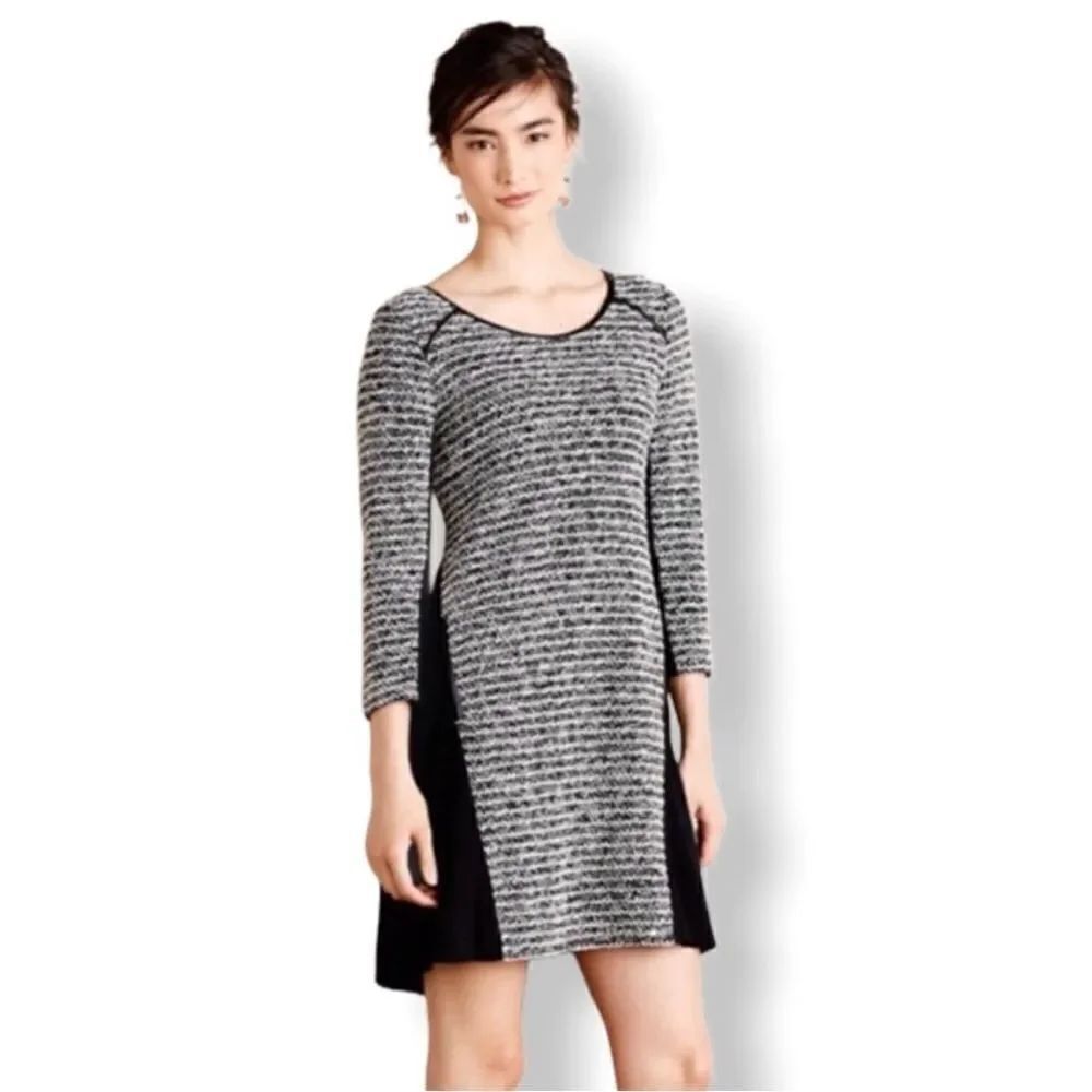Anthropologie Maeve Tweed Design Dress Academia Casual Boho Work Wear